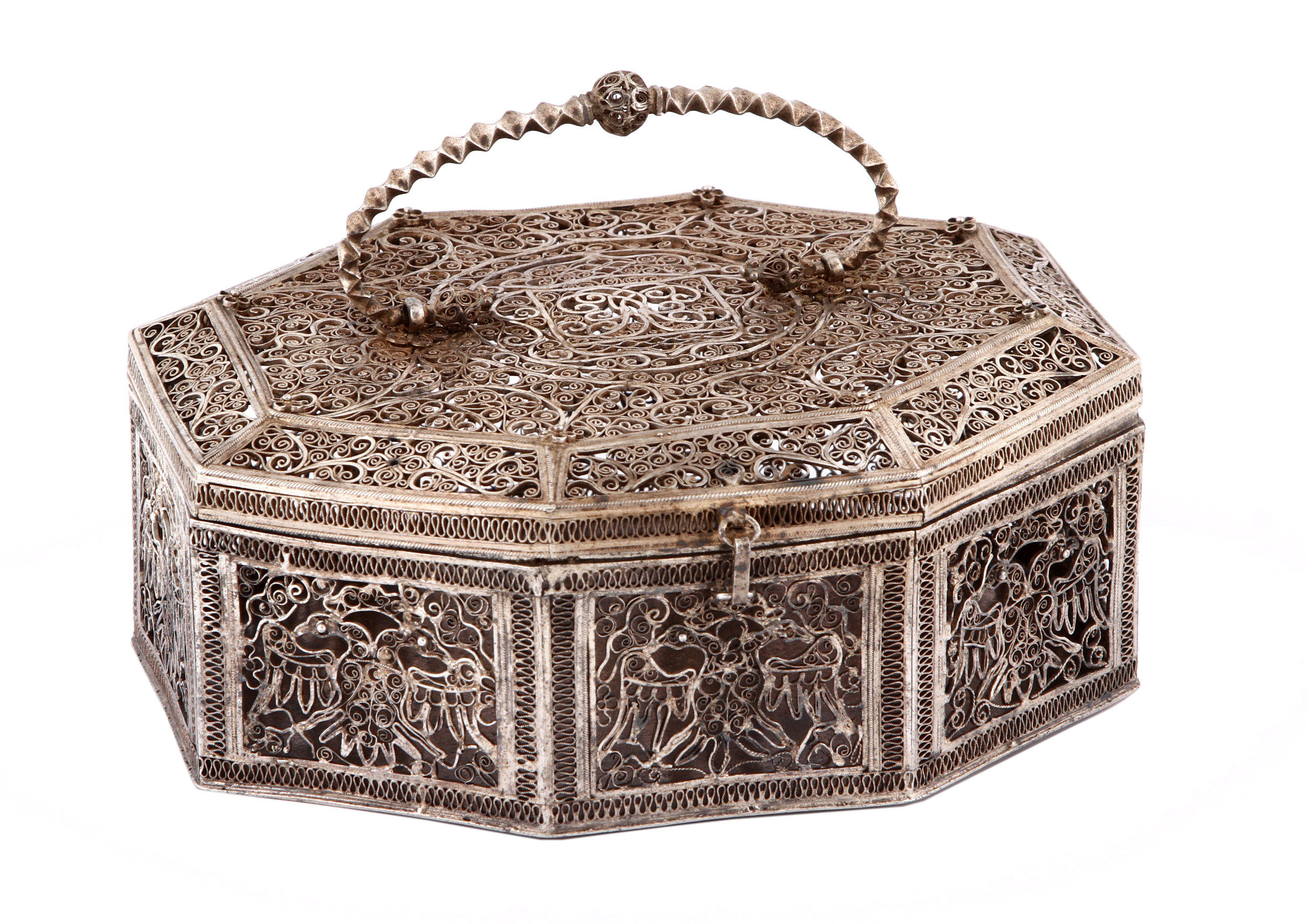 Silver Filigree Casket